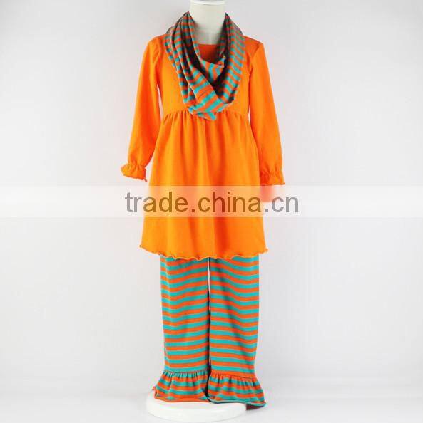 HOT sale children ruffle clothing cute animal clothes baby clothes kids outfit