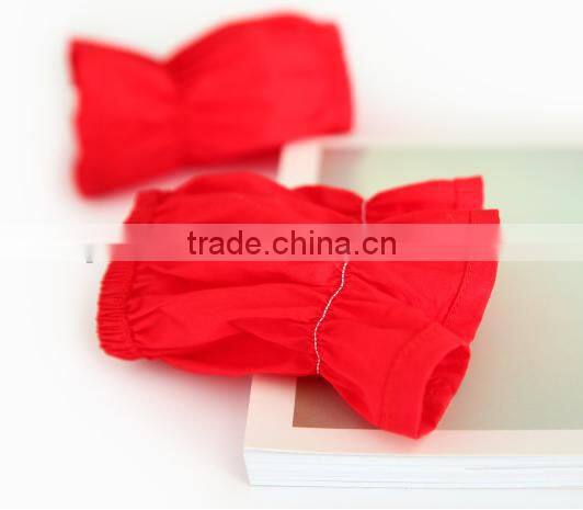Red Color Baby Clothes 3 Pieces Set Off Shoulder Tulle Bloomer Wholesale Products