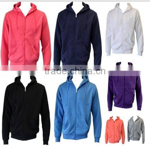 Custom zip up hoodies wholesale blank high quality hoodies