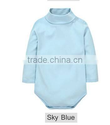 Color Customized Baby Clothing 2016 Newborn Carters Baby Jumpsuit Long Sleeve Infant Turn-down Collar Romper