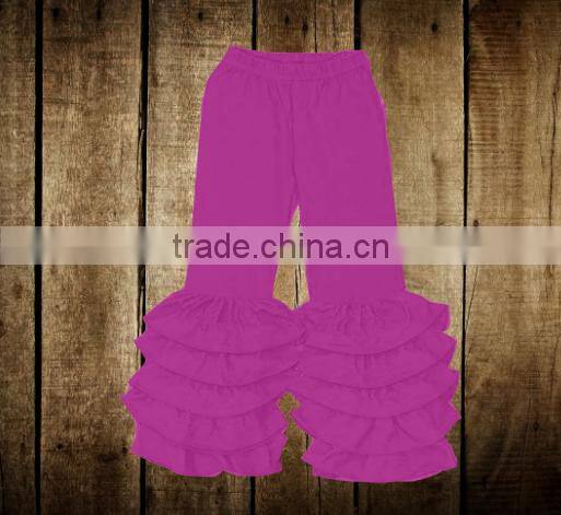 2016 Fashion green fish scale mermaid tail baby girls capri legging mermaid capri pants ruffle for kids