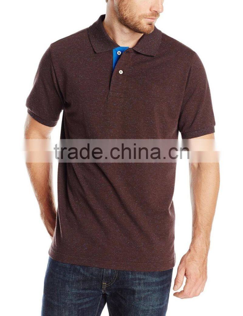 promotional wholesale cheap snowflake short sleeve Pique Polo Shirt