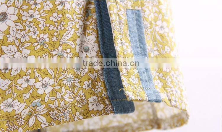 2016 Boy Fashion Short Sleeve Casual floral Cotton Shirts