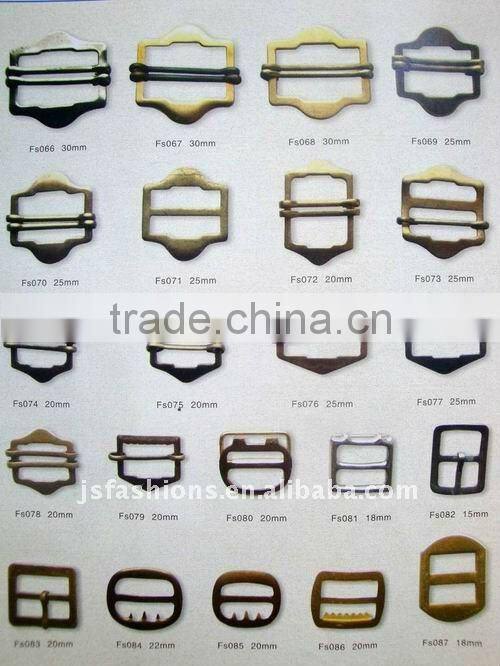 Brass buckles mainly used in belts, bags, garment etc.
