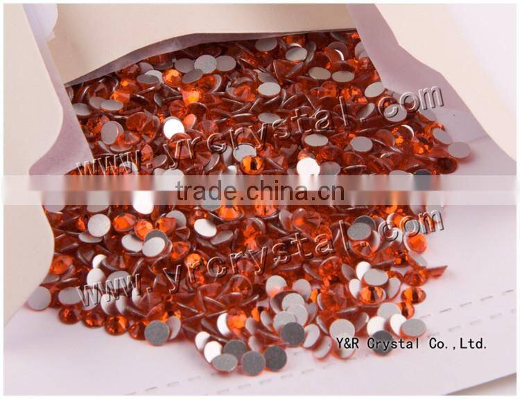 Wholesale Non Hot Fix Round Shaped Rhinestones For dress