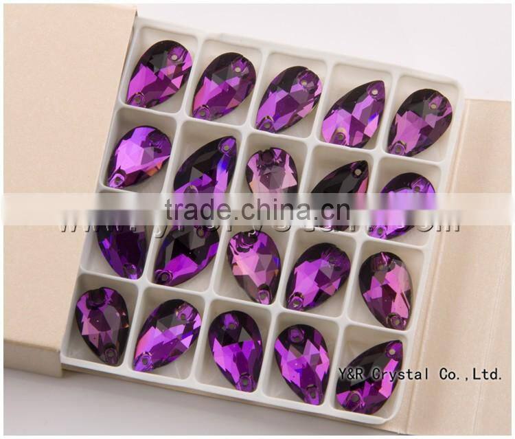 teardrop crystal sew on rhinestone, Crystal Sew on Beads,crystal sew on stones