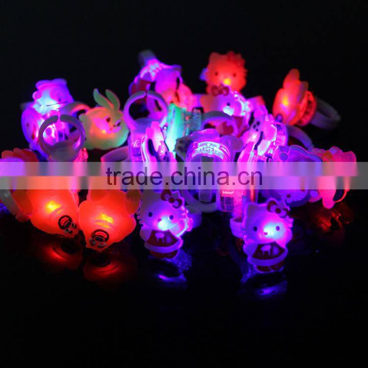 holiday led finger ring birthday party flashing flashing led lights