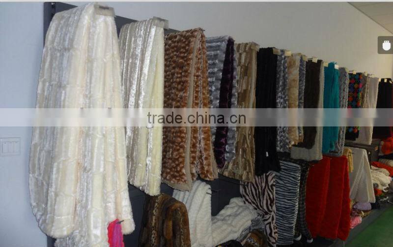 2015 hot design brushed plush throw