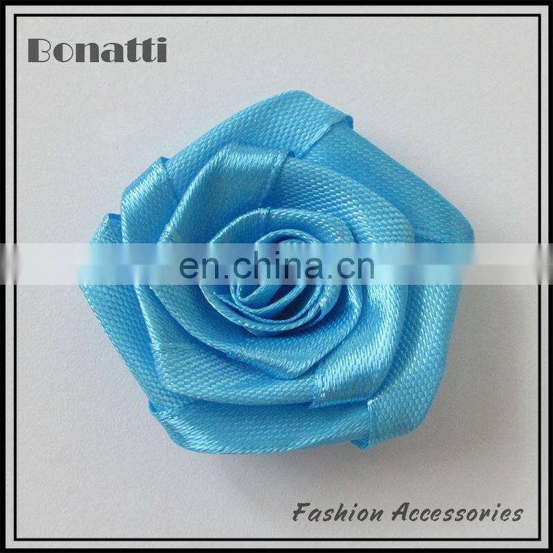 2014 Fashion small fabric brooch flower green fabric flower brooch