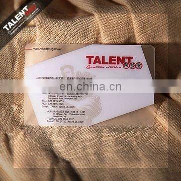 custom private design printed plastic membership invitation card