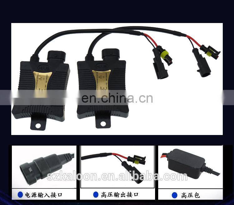 hid kit xenon 35w 55w with super slim ballast h1 h3 h7 h9 6000k auto conversion xenon kit