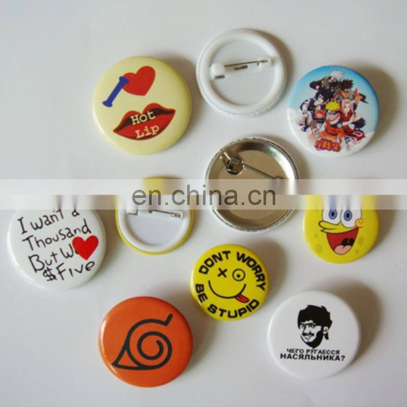 hot selling Automatic Pnuematic Plastic Metal Badge Making Machine for 25-75mm button