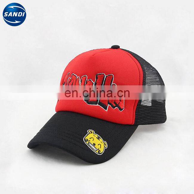 High quality promotional custom foam mesh cap trucker