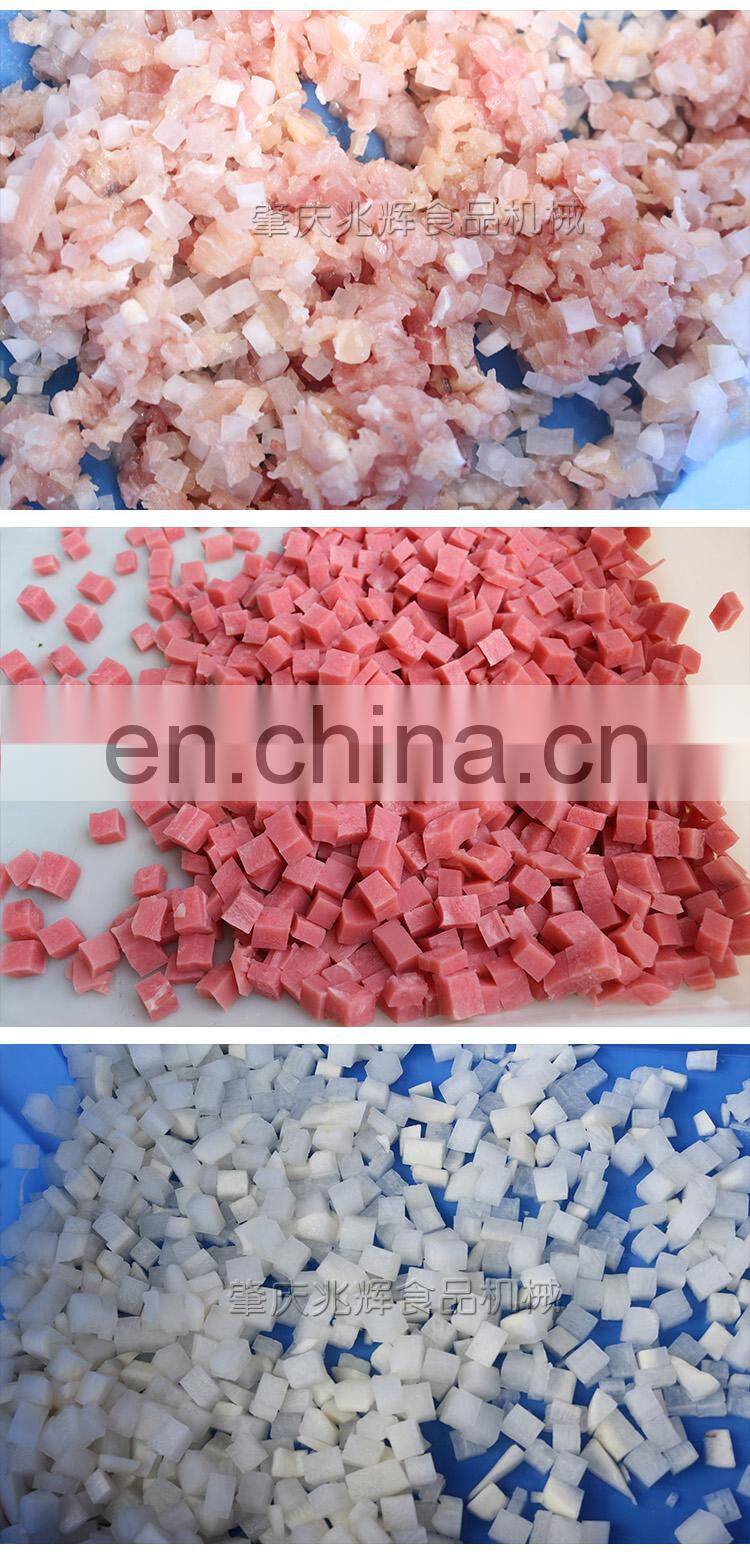 Multifunction commercial meat dicing machine vegetable dicing machine  frozen meat cutting machine for sale
