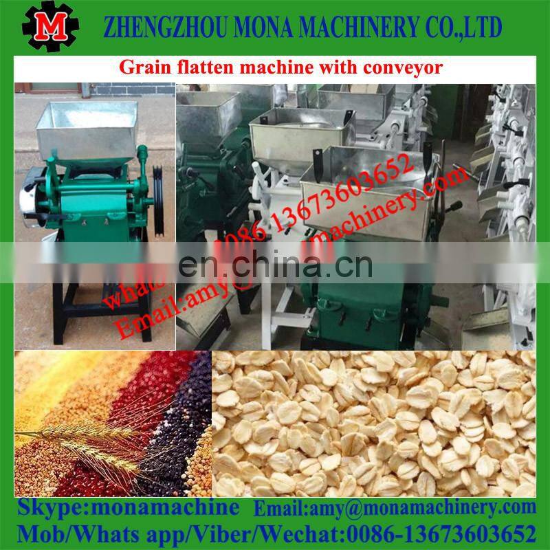 High efficient bean flaking mill flat machine/flatting mill/grinding flat machine with good feedback