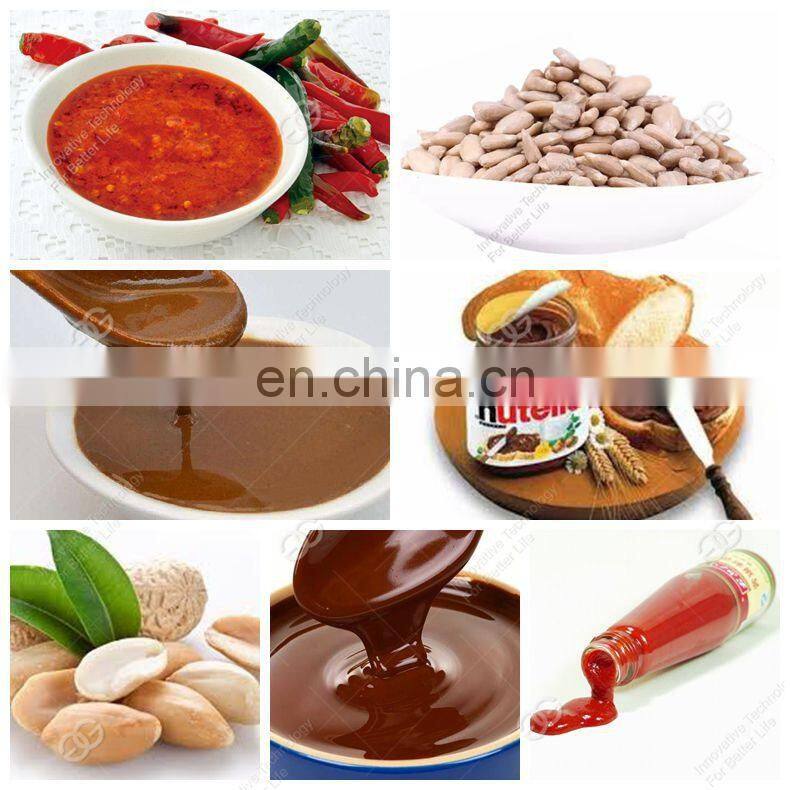 Industrial Almond Cashew Nut Butter Grinder Tomato Sauce Production Line Making Tamarind Chili Paste Grinding Machine Price