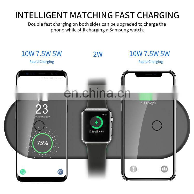 Wireless Charger Station 3 In 1 Magetic Charging Dock Compatible For Mobile Phone