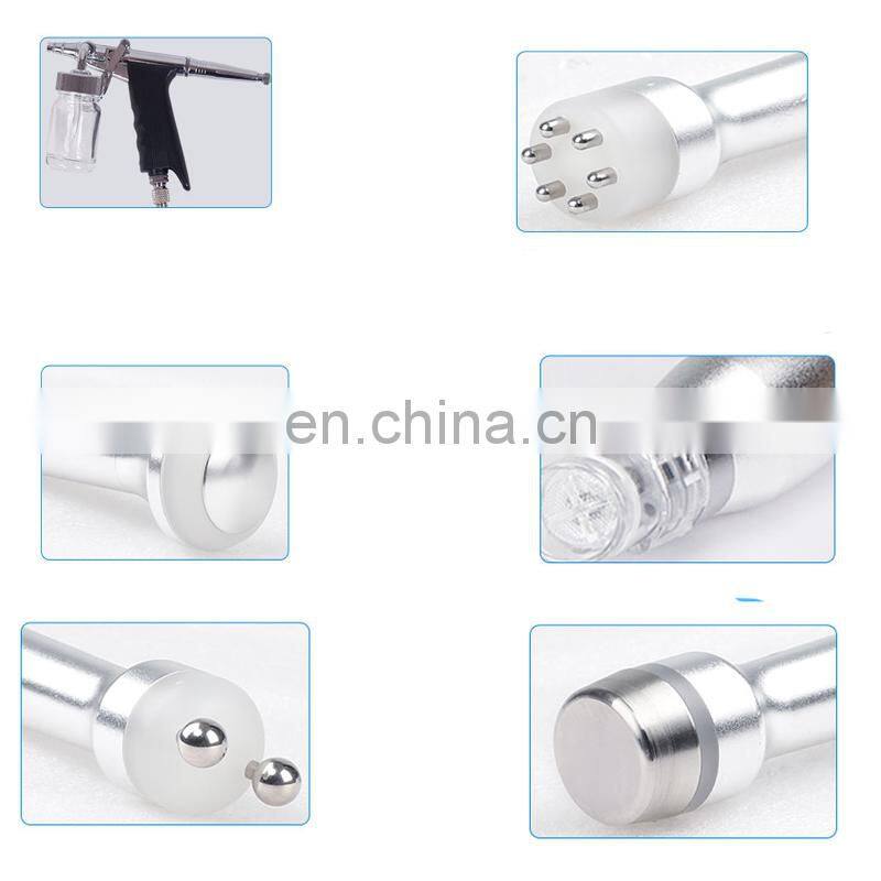 Korea small bubble portable 5 in 1 BIO face lift skin whitening microdermabrasion machine as seen on tv