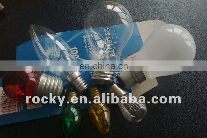 Bulb incandescent clear bulb 110v 60w