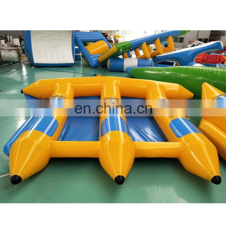 Hot Sell Inflatable Banana Boat for Sale/ Inflatable Flying fishing Banana Boat for Fun