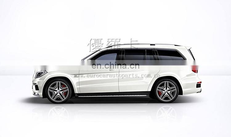 MB GL class x166 GL63 body kit for GL63 x166 with front bumper grille side skirts rear bumper led lights PP material 2013y~