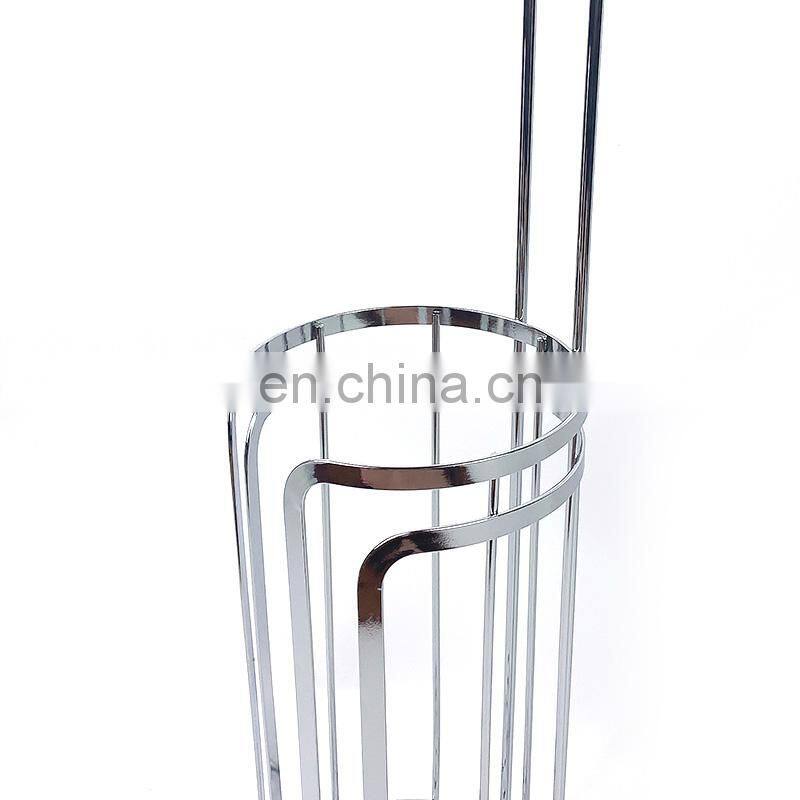 Hotel Bathroom Nordic Modern Free Standing Paper Holder Metal Stand Rack Paper Towel Toilet Roll Tissue Holder