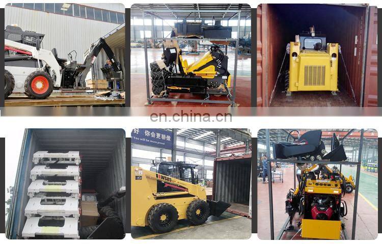 Simple To Operate Cheap Mini Skid Steer Loader Trencher For Sale