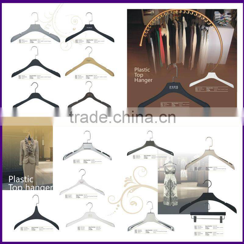 FP-870 Good quality grey plastic jacket hangers