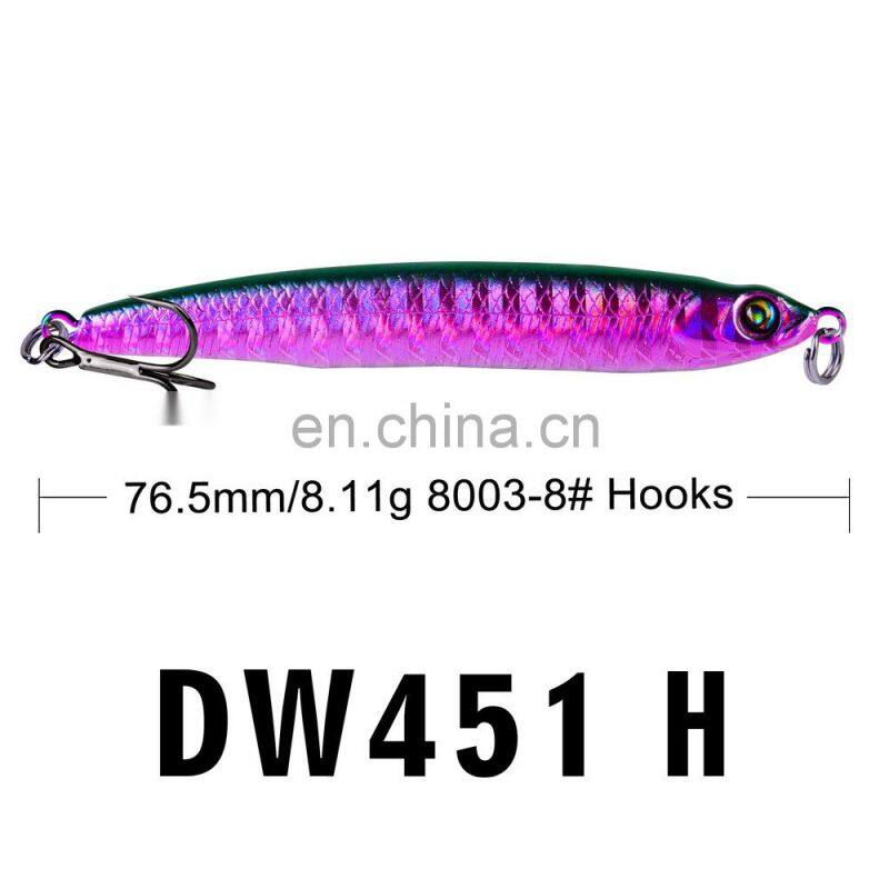 76.5mm fishing pencil VIB bionic lure 8.11g lure poppa sinking pencil fishing tuna popper lure