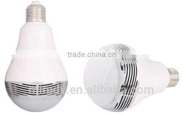 Perfect Combination Bluetooth 4.0+EDR Bluetooth LED Bulb Color-changing Plus Bluetooth Speaker Music-playing Via Smartphone APP