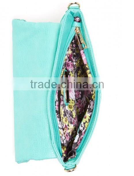 Top Handicraft purse Hot selling woman purse 2014 new stylish PU leather ladies purse