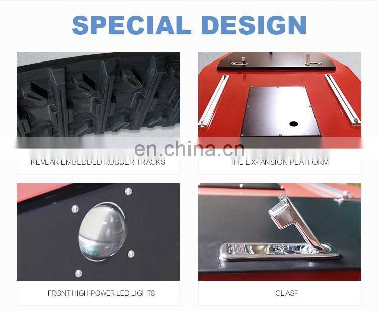 stair climbing robot rubber track system chassis