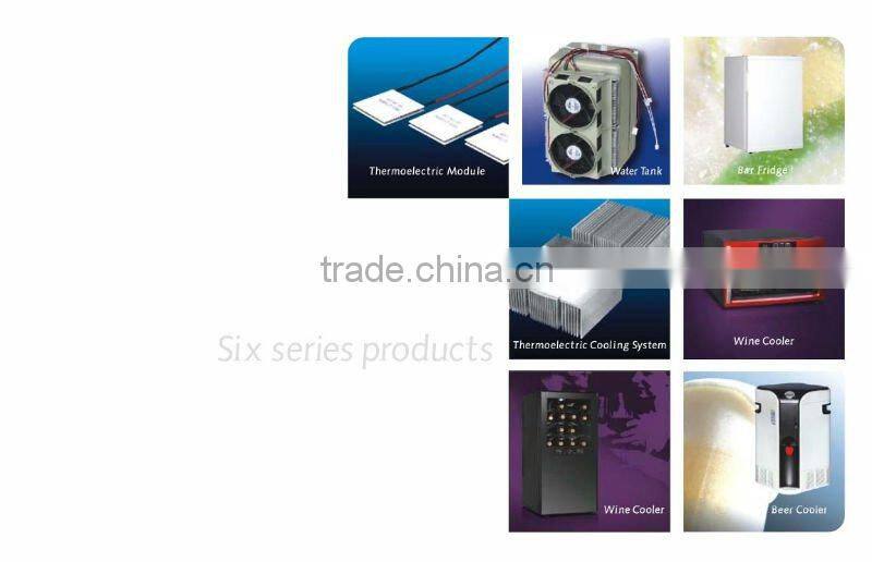 FUXIN:JC-33ALW.Wine Fridge hold 12 bottles / Celler Wine /Single wine cooler/mini beverage cooler. Aluminum Trim Door Frame