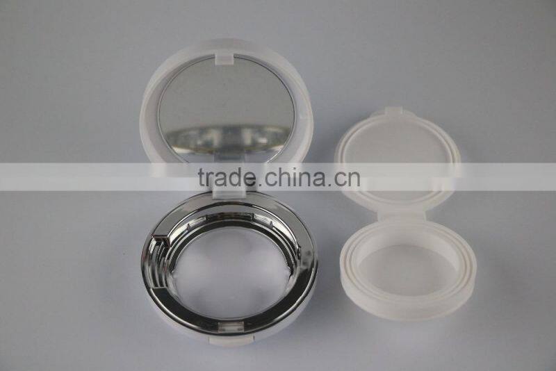 Make-up foundation case with powder puff; new airless air cushion BB cream case compact powder container