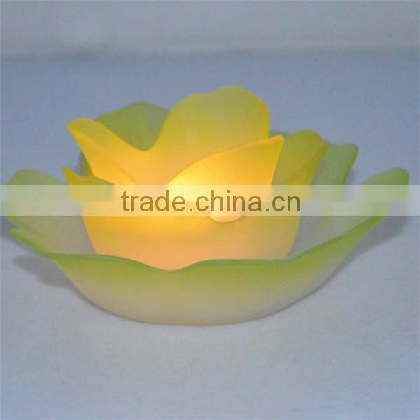 Lotus tealight candle holder candle jar flower candle