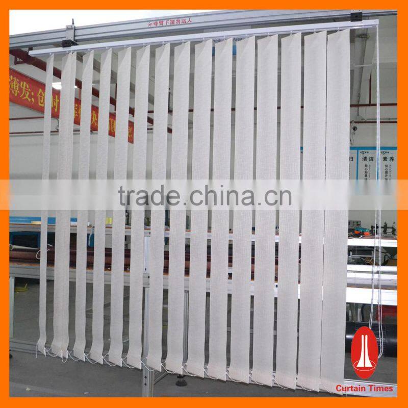 durable clear fabric vertical blinds/ hot sell manual vertical blinds