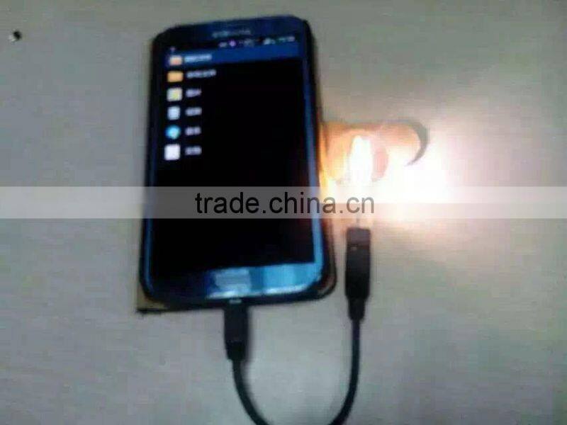 usb cable with led light gift 360degrees .0.5w 5v flip filament with 8GB gigabyte