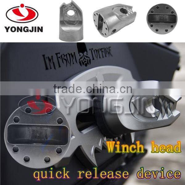 Whole sale high quality aluminum rope guide for jeep wrangler offroad universal vehicals