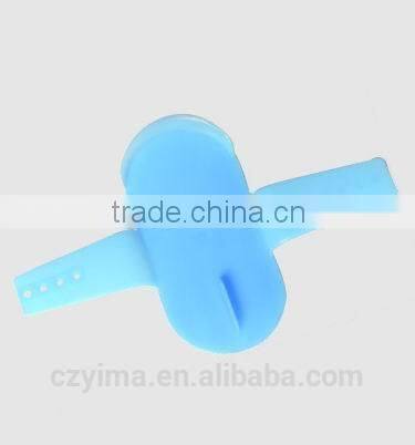 gel grip mane tail brush with nylon bristle