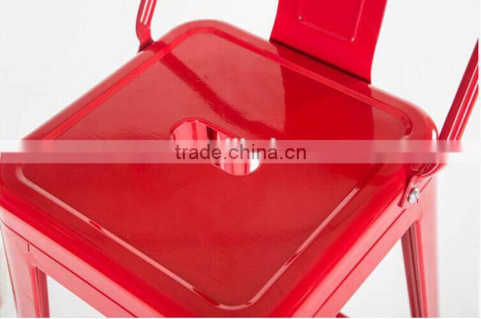 MCH-1515-2 Red Metal Stool High Bar Chair
