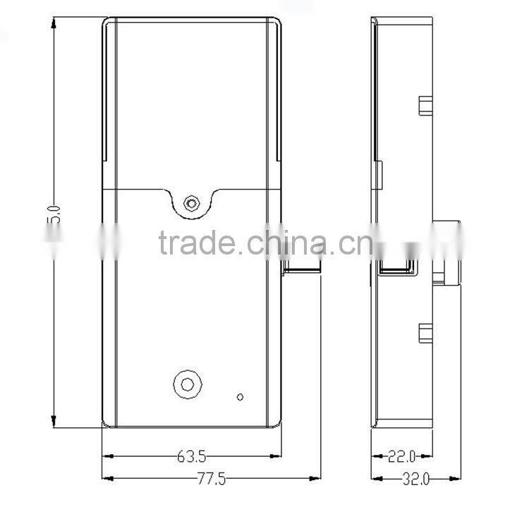 Zinc alloy intelligent cabinet lock,sauna lock, keyless locks lockers