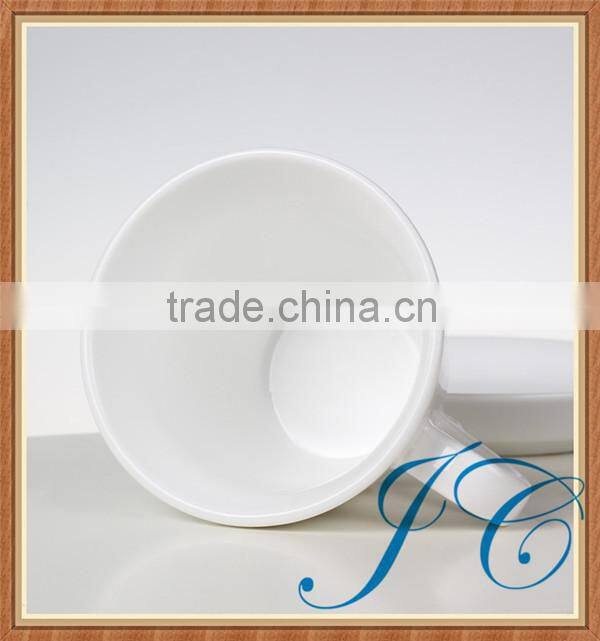 Simple style but modern white ceramic coffee /tea mugs and cups set