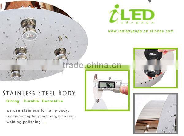 New design rock crystal chandelier pendants