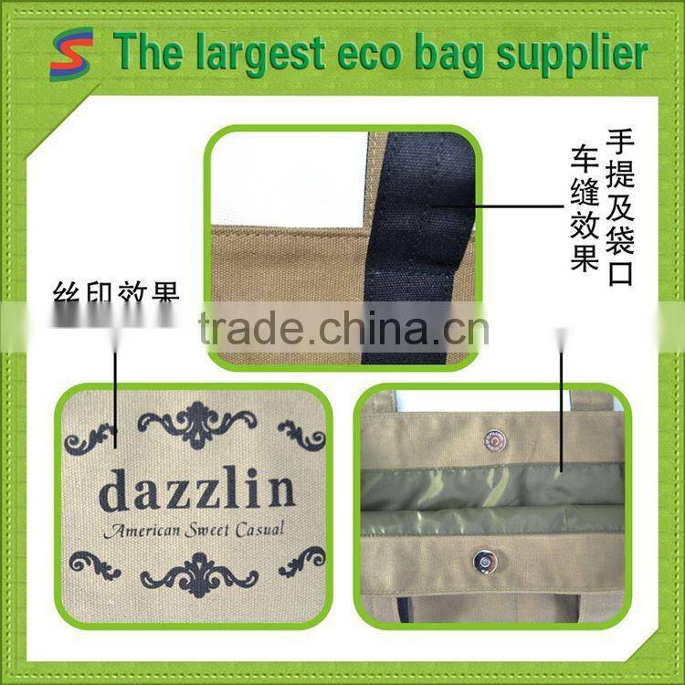 Shoulder Bag Canvas Ecological Cotton Canvas Bags