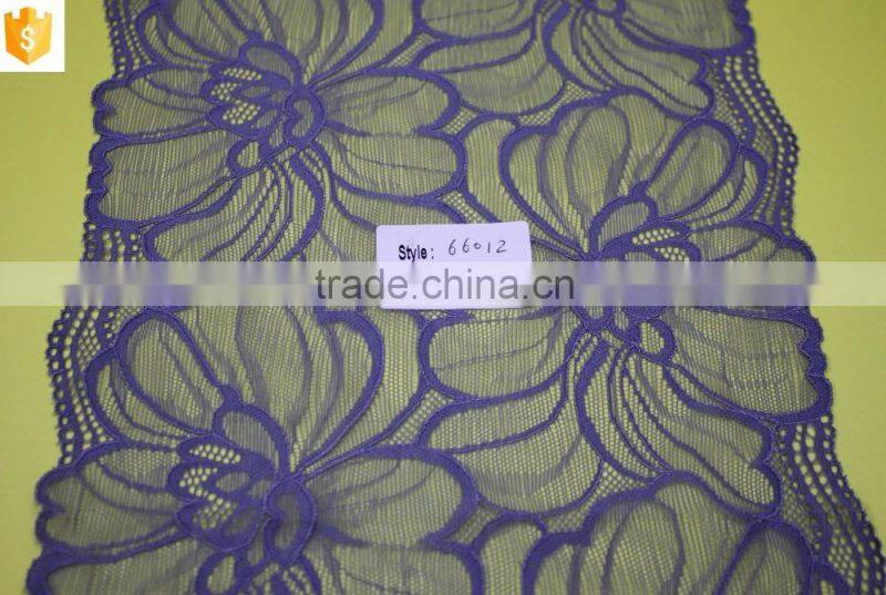 jacquard elastic french lace fabric for lingerie