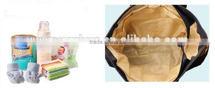 Wholesale tote one shoulder mommy baby bag diaper bag