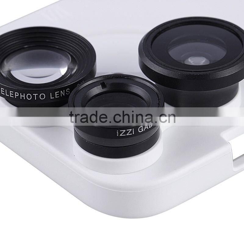 For iphone 6s/6s plus Case and 4 in 1 lens solution for cameras iZZi Slim white color