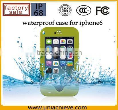 Case for iPhone 6/6 plus Waterproof mobile phone case with adjustable phone holder purple