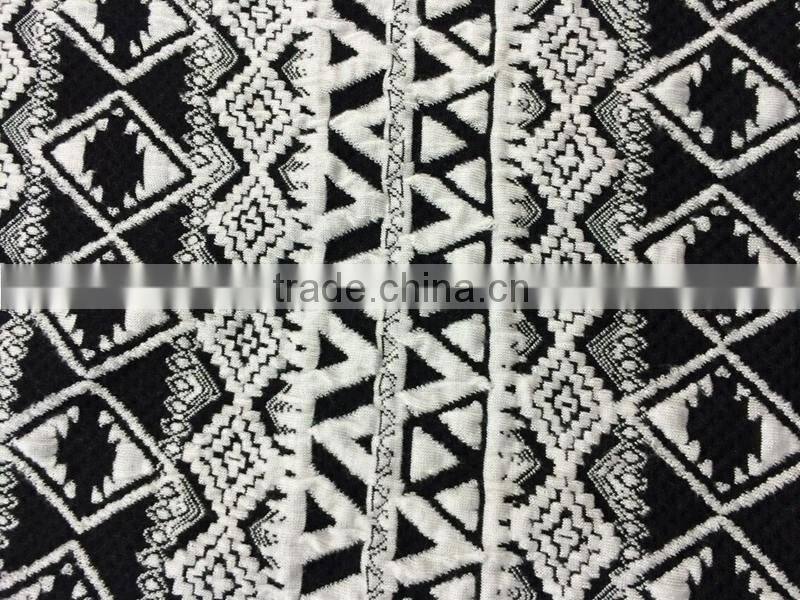 96 polyester 4 spandex fabric jacquard fabric for fashion dress
