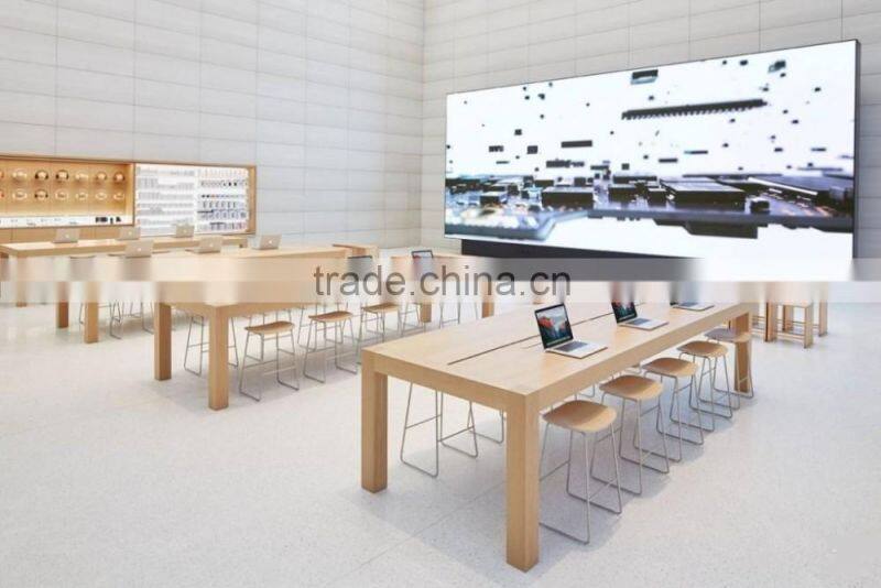 tellphone store wood display table with 4 legs (SZ-MTA070)